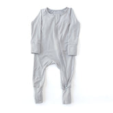 Zipper Romper - Cloudy Grey
